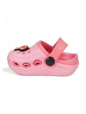 Mushroom Applique Anti-Slip Clogs - Pink