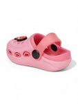 Mushroom Applique Anti-Slip Clogs - Pink