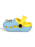 Hot Air Balloon Applique Anti-Slip Clogs - Blue