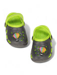 Hot Air Balloon Applique Anti-Slip Clogs - Green