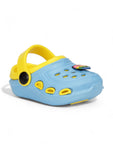 Smily Applique Anti-Slip Clogs - Blue