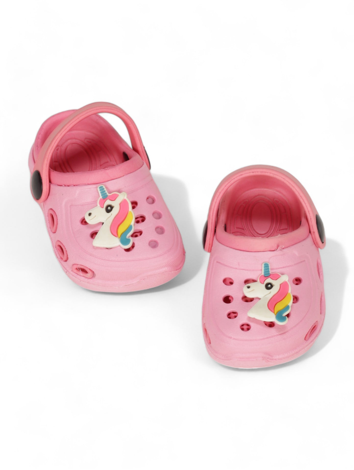Unicorn Applique Anti-Slip Clogs - Pink