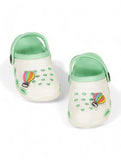 Hot Air Balloon Applique Anti-Slip Clogs - Cream