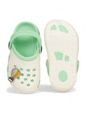 Hot Air Balloon Applique Anti-Slip Clogs - Cream