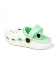 Smily Applique Anti-Slip Clogs - Cream