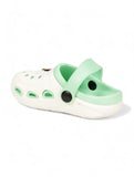 Smily Applique Anti-Slip Clogs - Cream