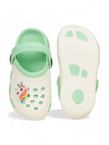 Unicorn Applique Anti-Slip Clogs - Cream