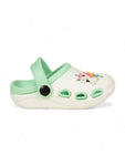 Unicorn Applique Anti-Slip Clogs - Cream