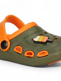 Ice Green Applique Anti-Slip Clogs - Green