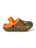 Mushroom Applique Anti-Slip Clogs - Green