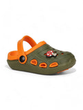 Mushroom Applique Anti-Slip Clogs - Green