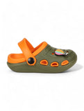 Smily Applique Anti-Slip Clogs - Green