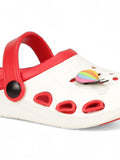 Hot Air Balloon Applique Anti-Slip Clogs - Cream