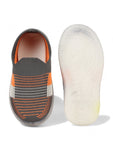 Casual Slip On Shoes With Led Light - Grey