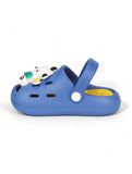 Dog Applique Anti-Slip Clogs - Navy Blue