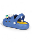 Dog Applique Anti-Slip Clogs - Navy Blue