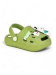 Dog Applique Anti-Slip Clogs - Green