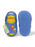 Bear Applique Anti-Slip Clogs - Navy Blue