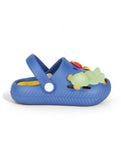 Bear Applique Anti-Slip Clogs - Navy Blue