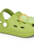 Bear Applique Anti-Slip Clogs - Green