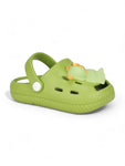 Bear Applique Anti-Slip Clogs - Green