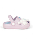 Rabbit Applique Anti-Slip Clogs - Mauve