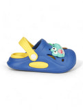 Alligator Applique Anti-Slip Clogs - Blue