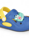 Alligator Applique Anti-Slip Clogs - Blue