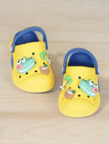 Alligator Applique Anti-Slip Clogs - Yellow