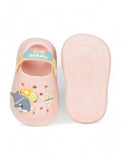 Shark Applique Anti-Slip Clogs - Pink