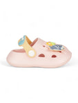 Shark Applique Anti-Slip Clogs - Pink