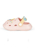 Shark Applique Anti-Slip Clogs - Pink