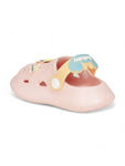 Shark Applique Anti-Slip Clogs - Pink