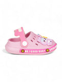 Bunny Applique Anti-Slip Clogs - Deep Pink