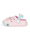 Bunny Applique Anti-Slip Clogs - Pink