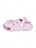 Bunny Applique Anti-Slip Clogs - Mauve