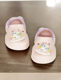 Unicorn Applique Anti-Slip Led Clogs - Pink