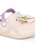 Unicorn Applique Anti-Slip Led Clogs - Pink