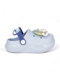 Unicorn Applique Anti-Slip Led Clogs - Blue