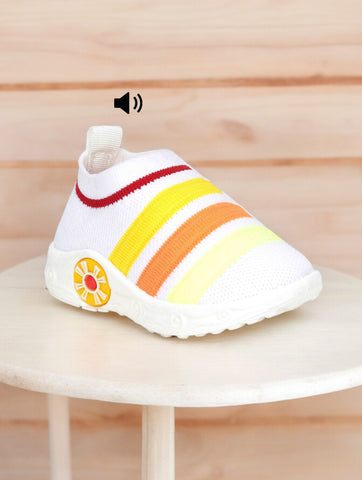 Slip On Musical Chu Chu Shoes - White