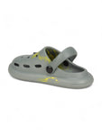 Marble Look Balloon Applique Anti-Slip Clogs - Grey