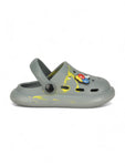 Marble Look Balloon Applique Anti-Slip Clogs - Grey