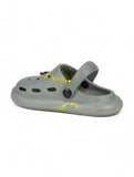 Marble Look Ice Cream Applique Anti-Slip Clogs - Grey