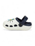 Dinosaur Applique Anti-Slip Clogs - Cream