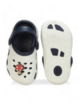 Mushroom Applique Anti-Slip Clogs - Cream