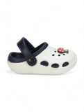 Mushroom Applique Anti-Slip Clogs - Cream