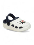 Mushroom Applique Anti-Slip Clogs - Cream