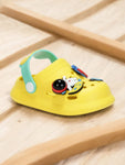 Space Applique Anti-Slip Clogs - Yellow