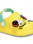 Space Applique Anti-Slip Clogs - Yellow