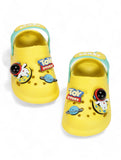 Space Applique Anti-Slip Clogs - Yellow